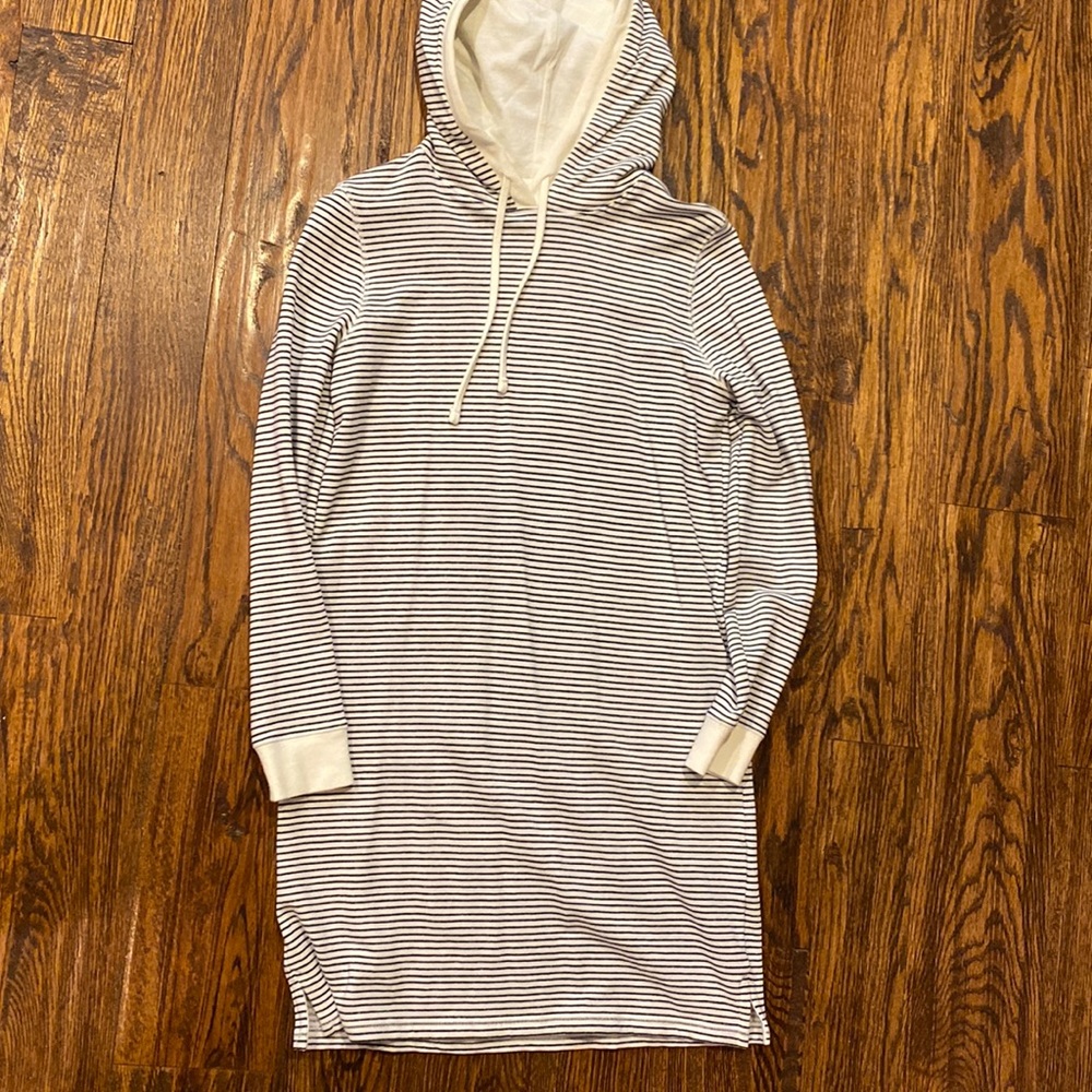 Vineyard Vineyard Stripe Knit Hoodie Coverup, Size Small